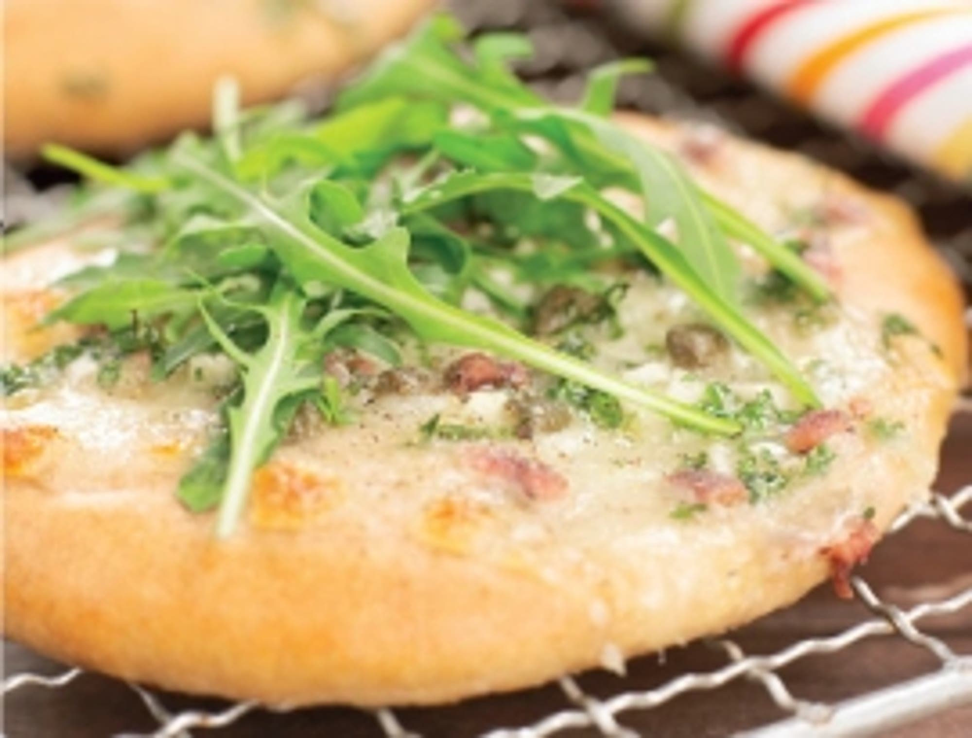 Pizza med ruccola