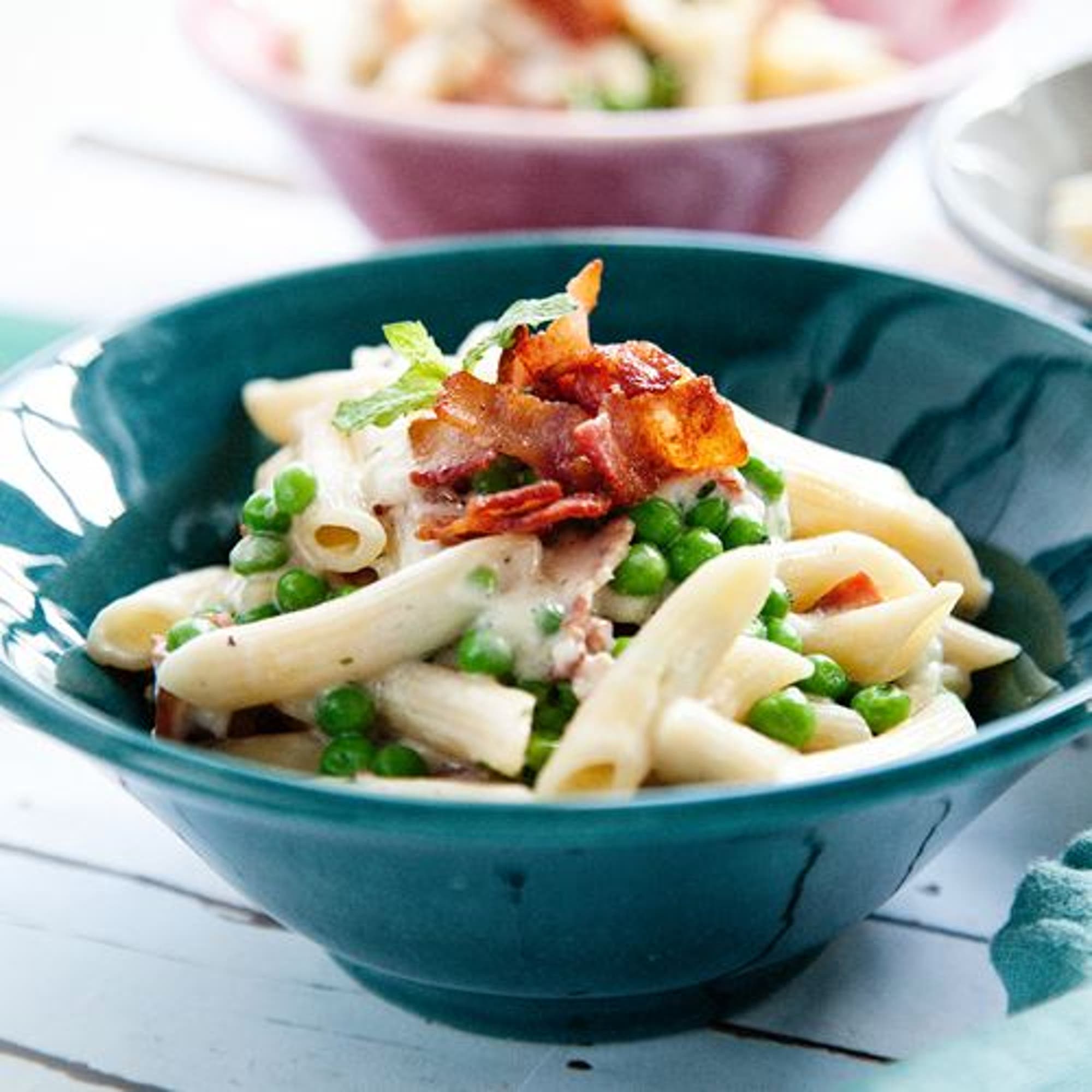 Jessica Frejs krämiga pasta med mynta