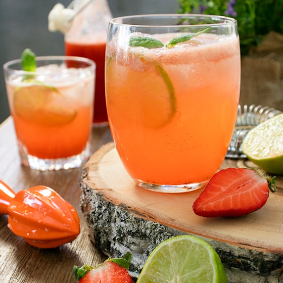Rabarberdrink med gin