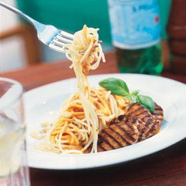 Fläskfilépasta