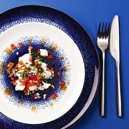 Ceviche på vit fisk