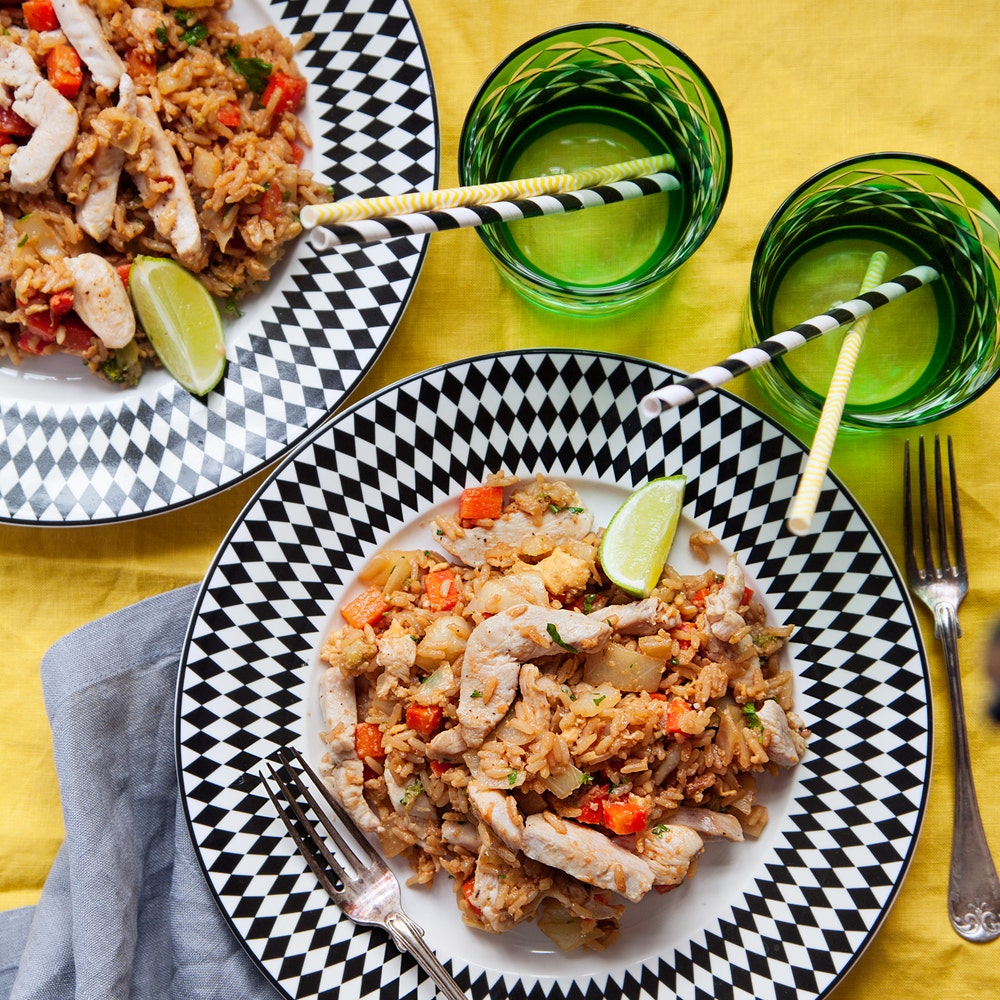Fried rice med kyckling
