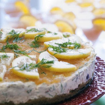 Skaldjurscheesecake