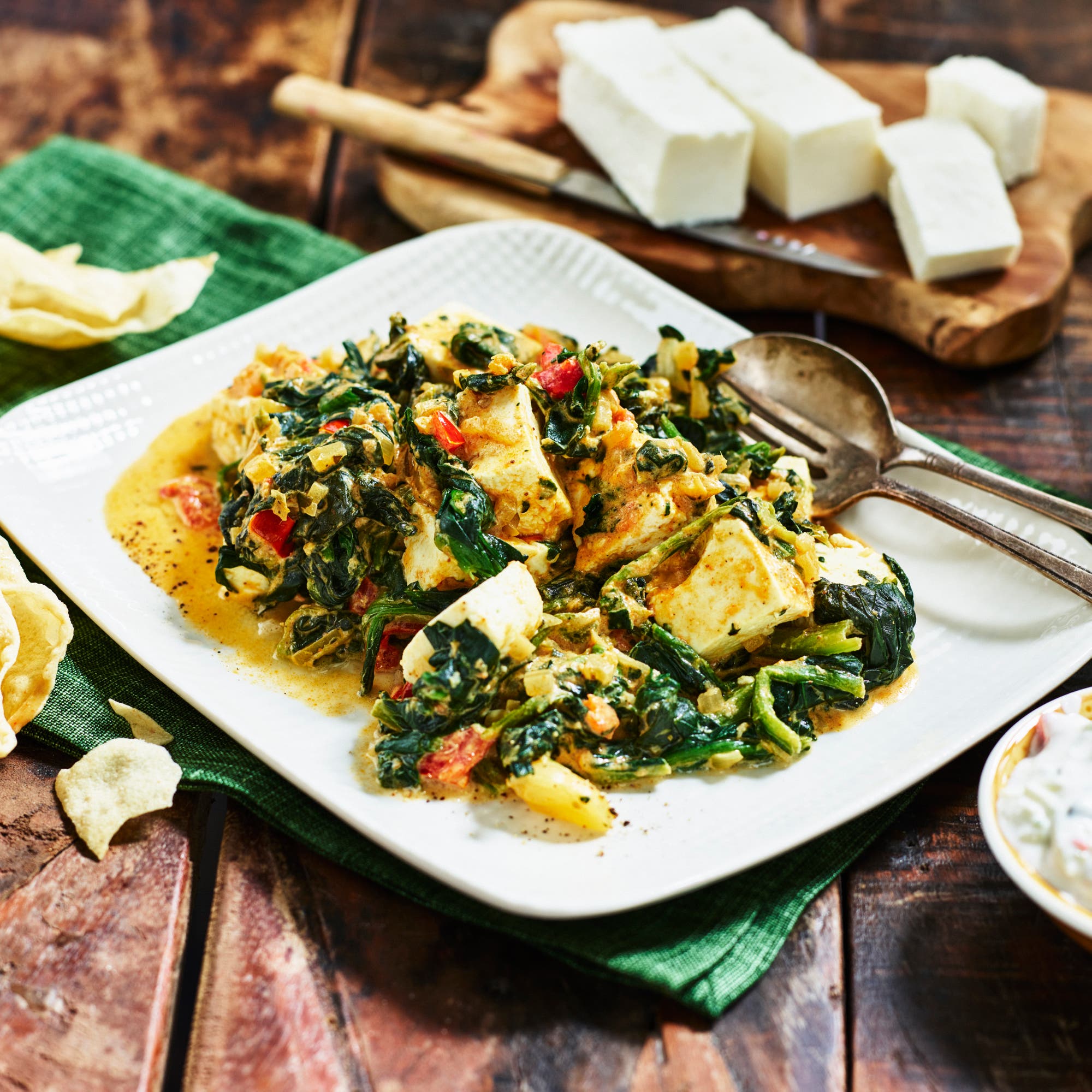 Palak paneer