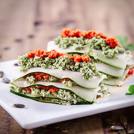 Raw lasagne