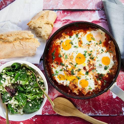 Shakshuka med fetaost