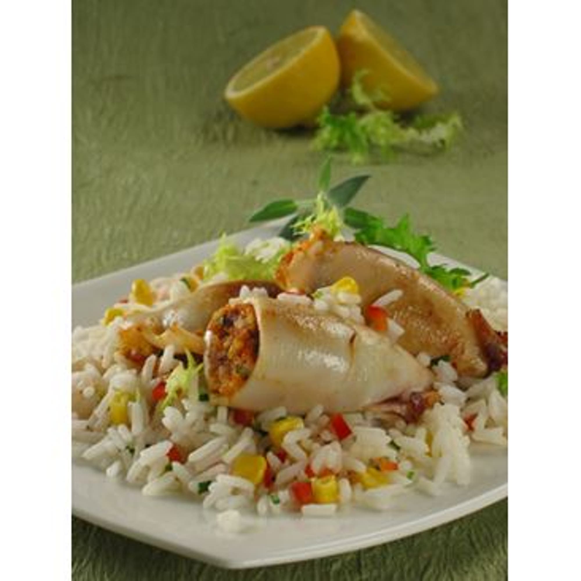 Fylld bläckfisk