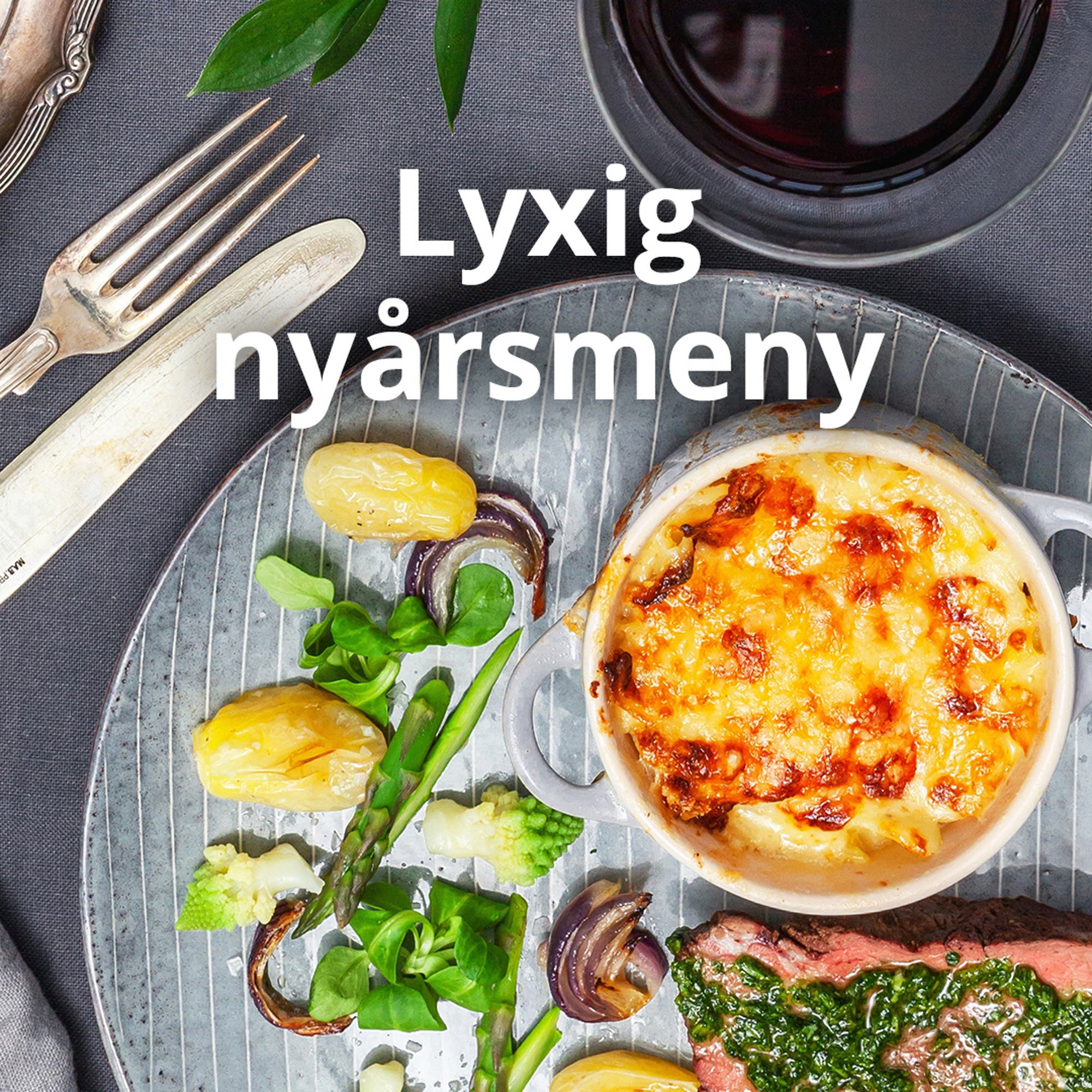 Lyxig nyårsmeny