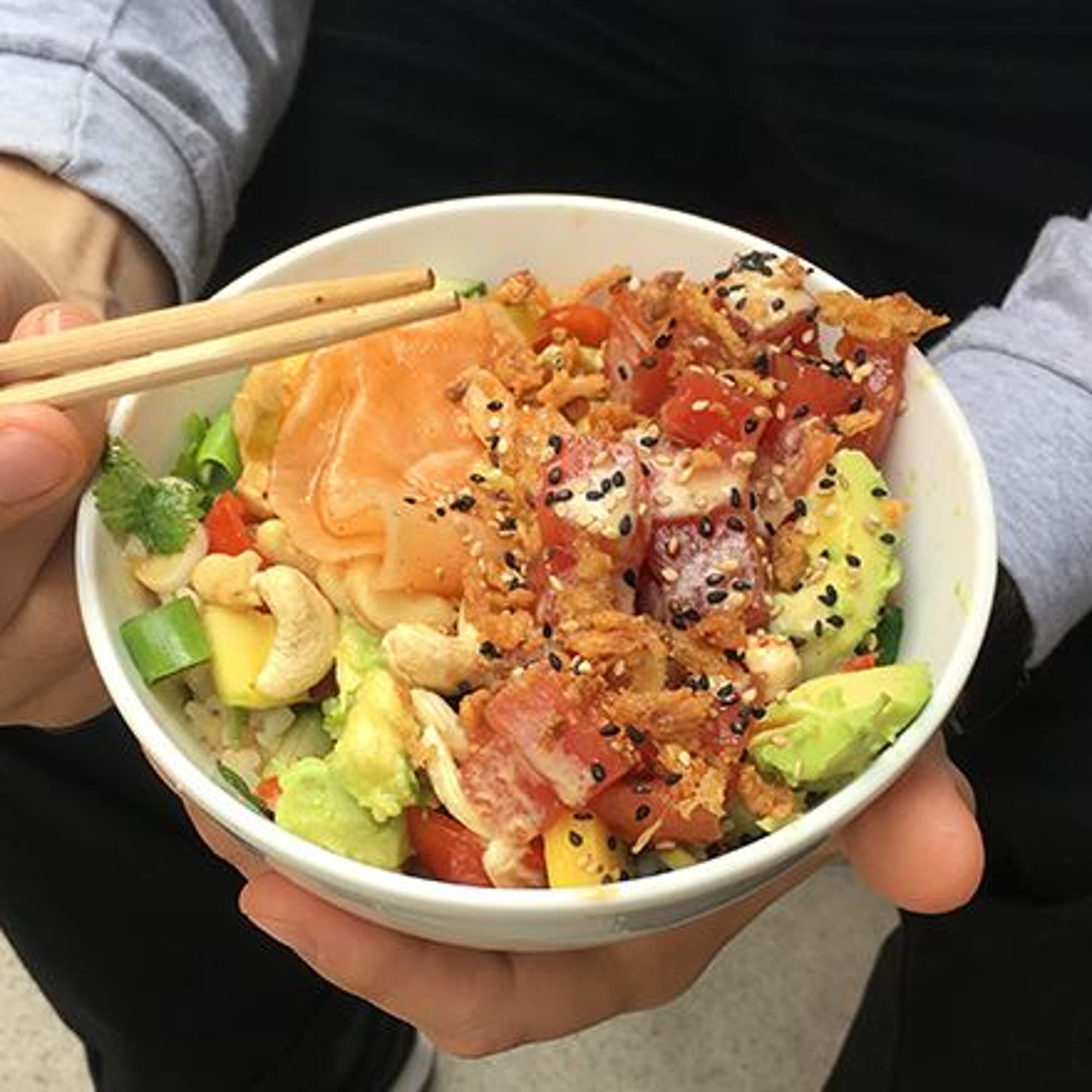 Poke bowl med tonfisk