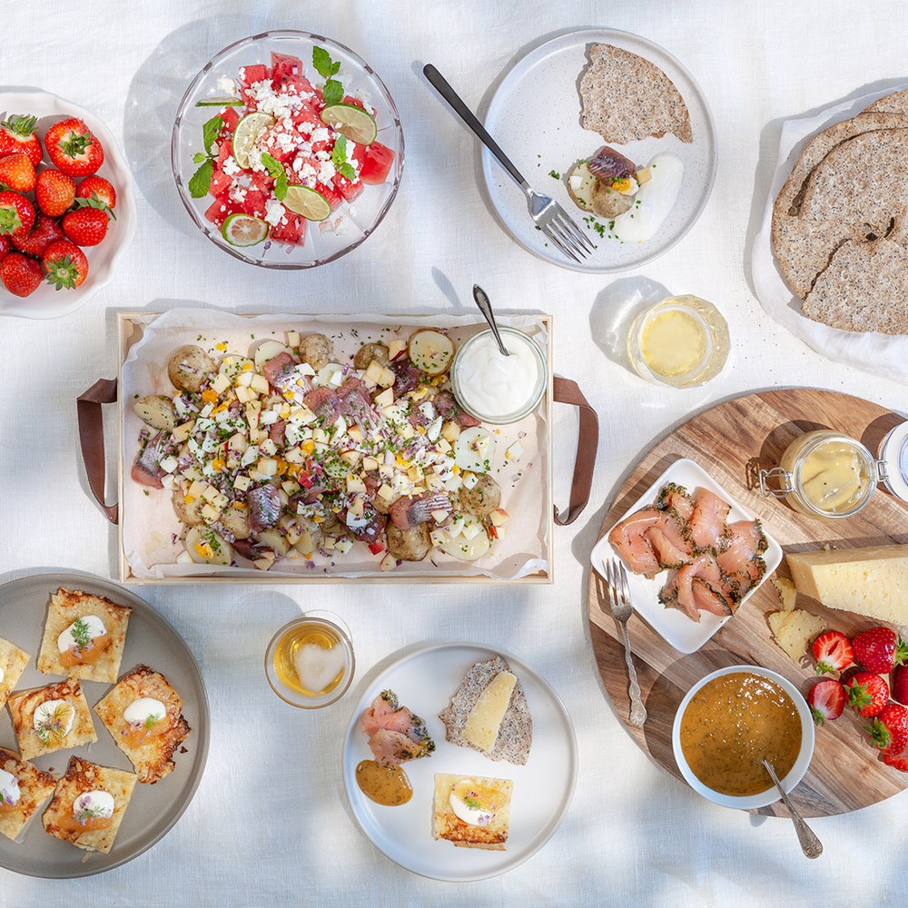 Mathems midsommarbuffé för 8 personer