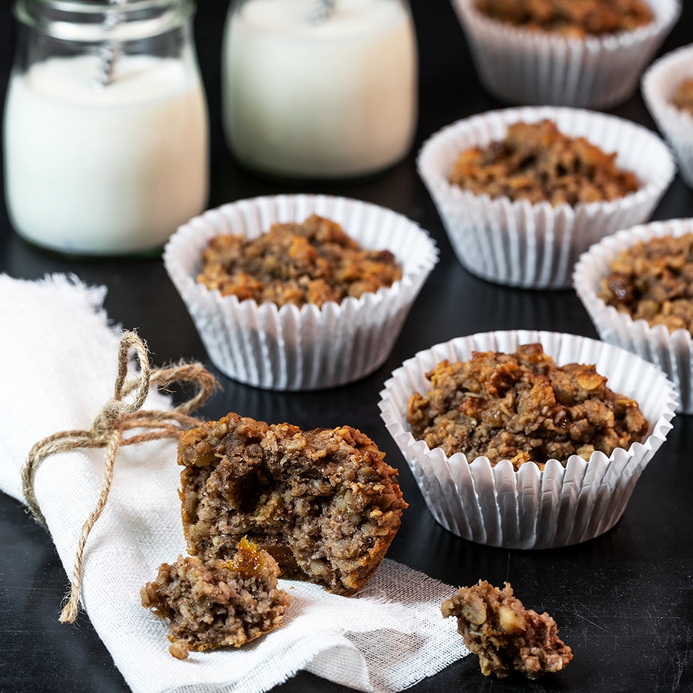 Glutenfria bananmuffins