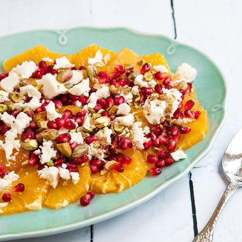 Apelsin- och granatäppelsallad