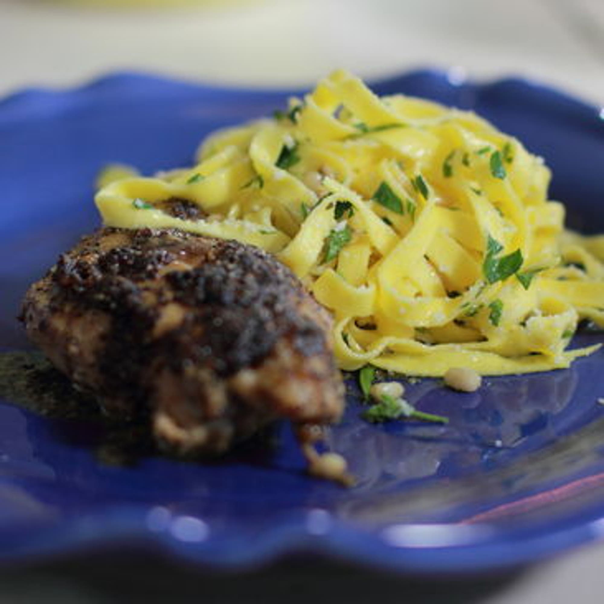 Citronkyckling med Lollos Superpasta