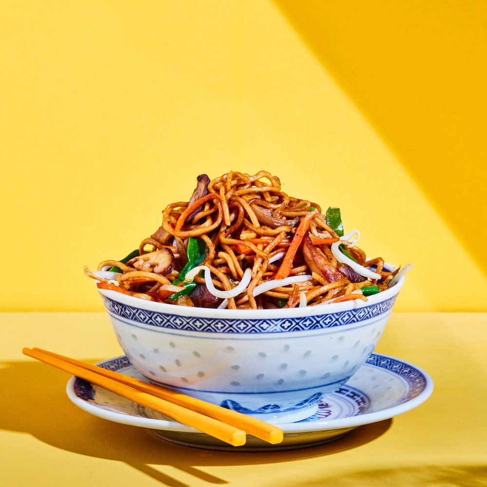 Vegetarisk Chow mein