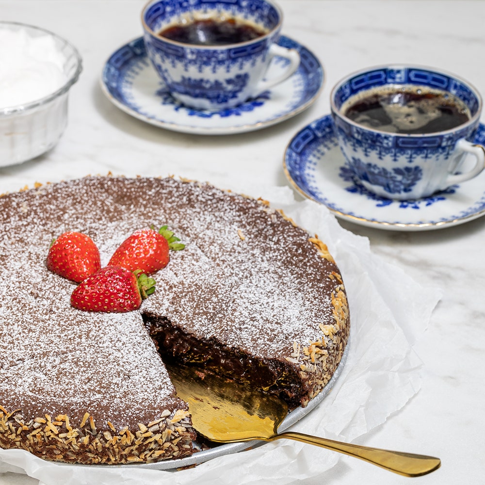 Mjölkfri kladdkaka