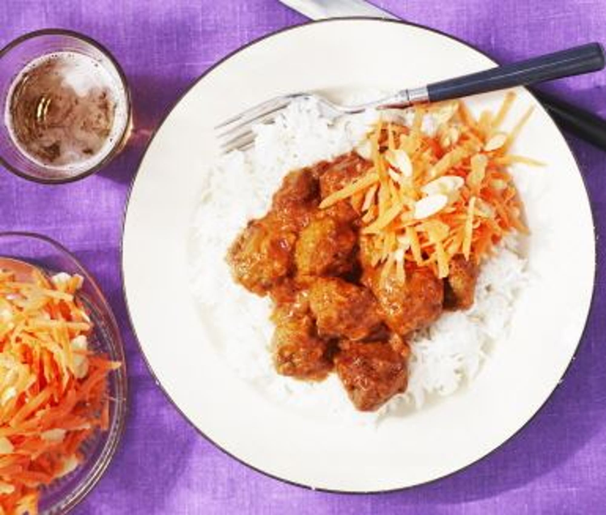 Tikka masala med köttbullar