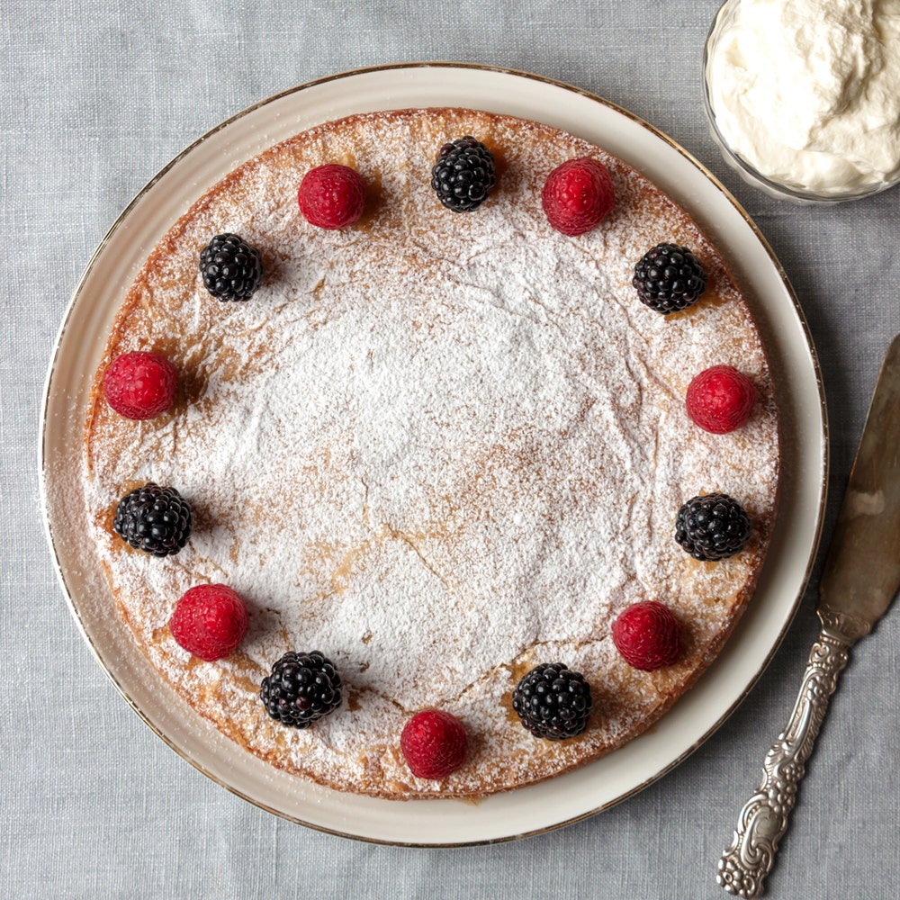 Vit chokladkladdkaka
