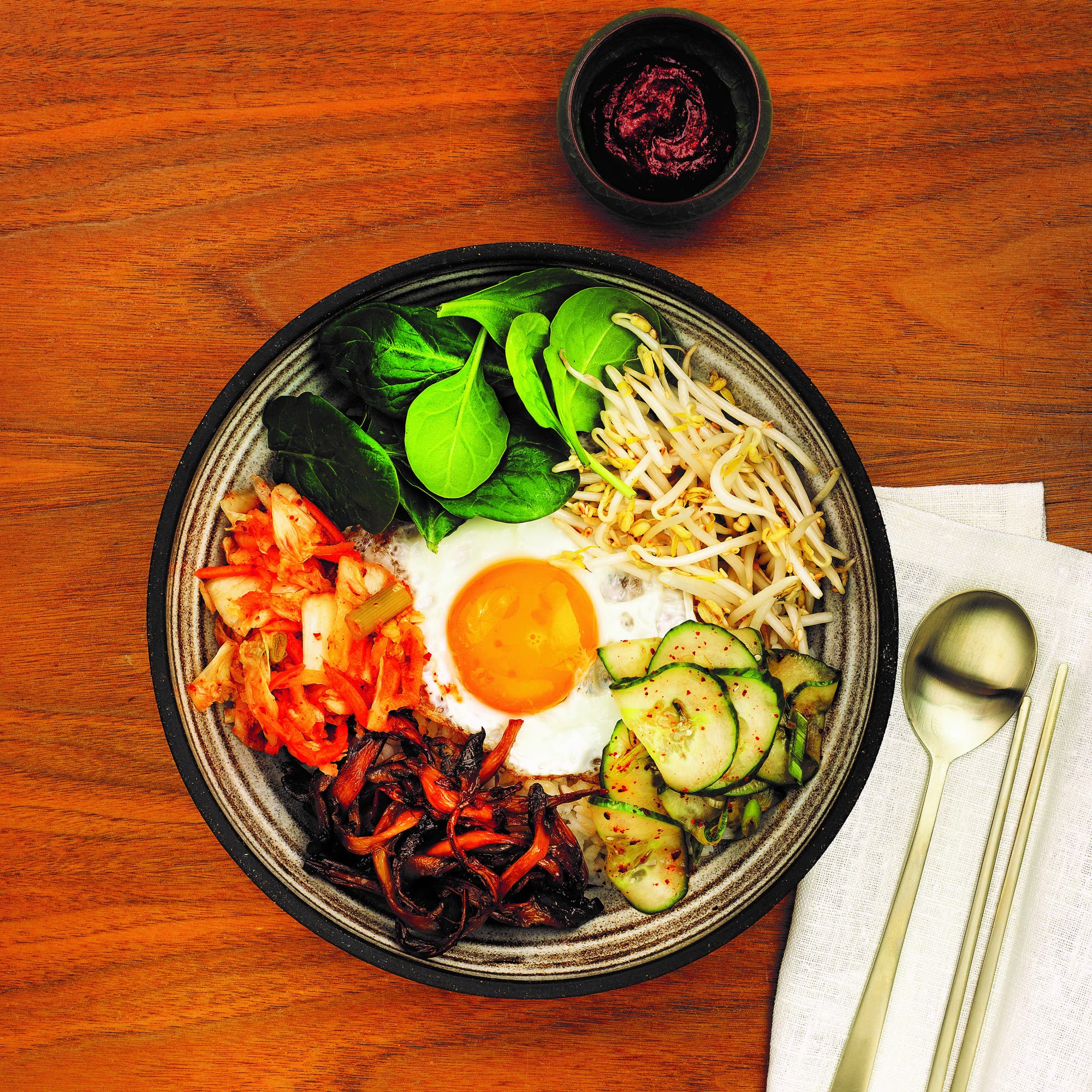 Jennie Walldéns sunny side bibimbap