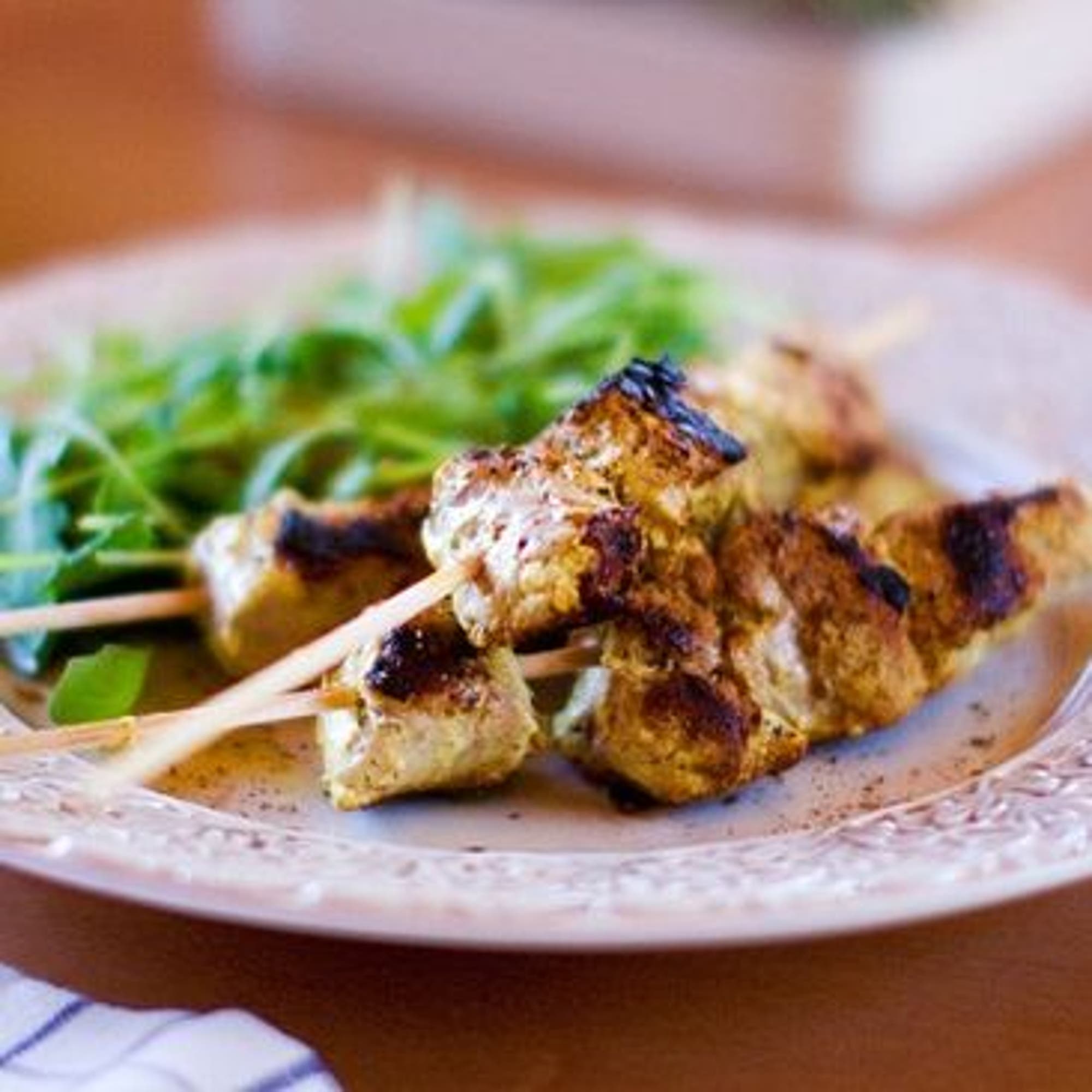 Yoghurtmarinerade fläskfiléspett