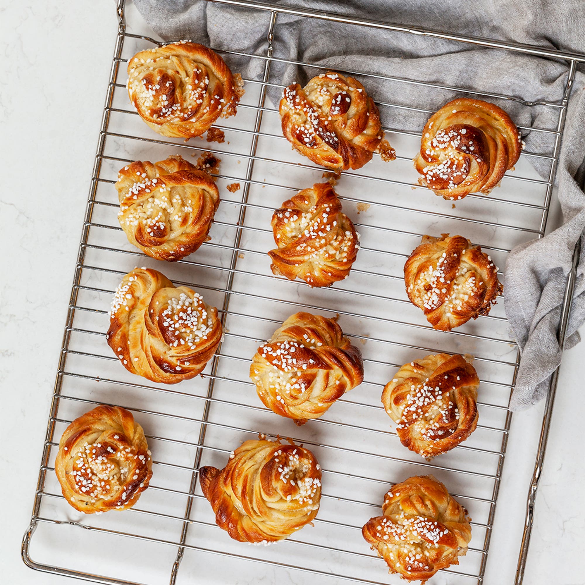 Extra saftiga vaniljbullar