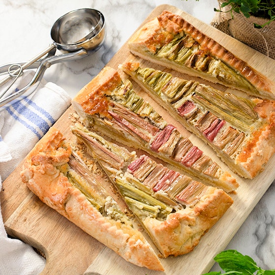 Rabarbergalette