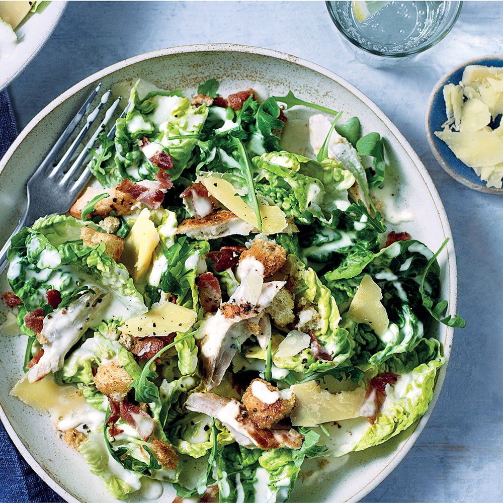 Caesarsallad med grillad kyckling