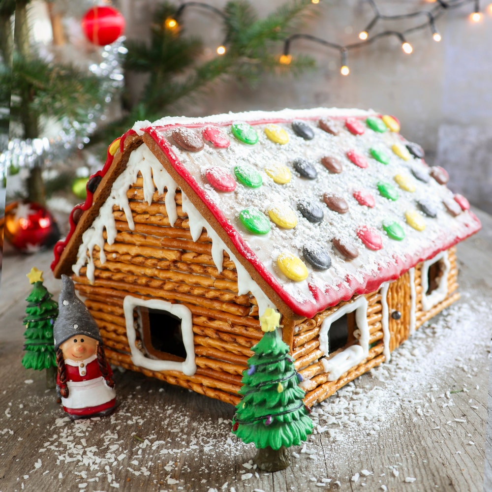 Pepparkakshus av byggsats