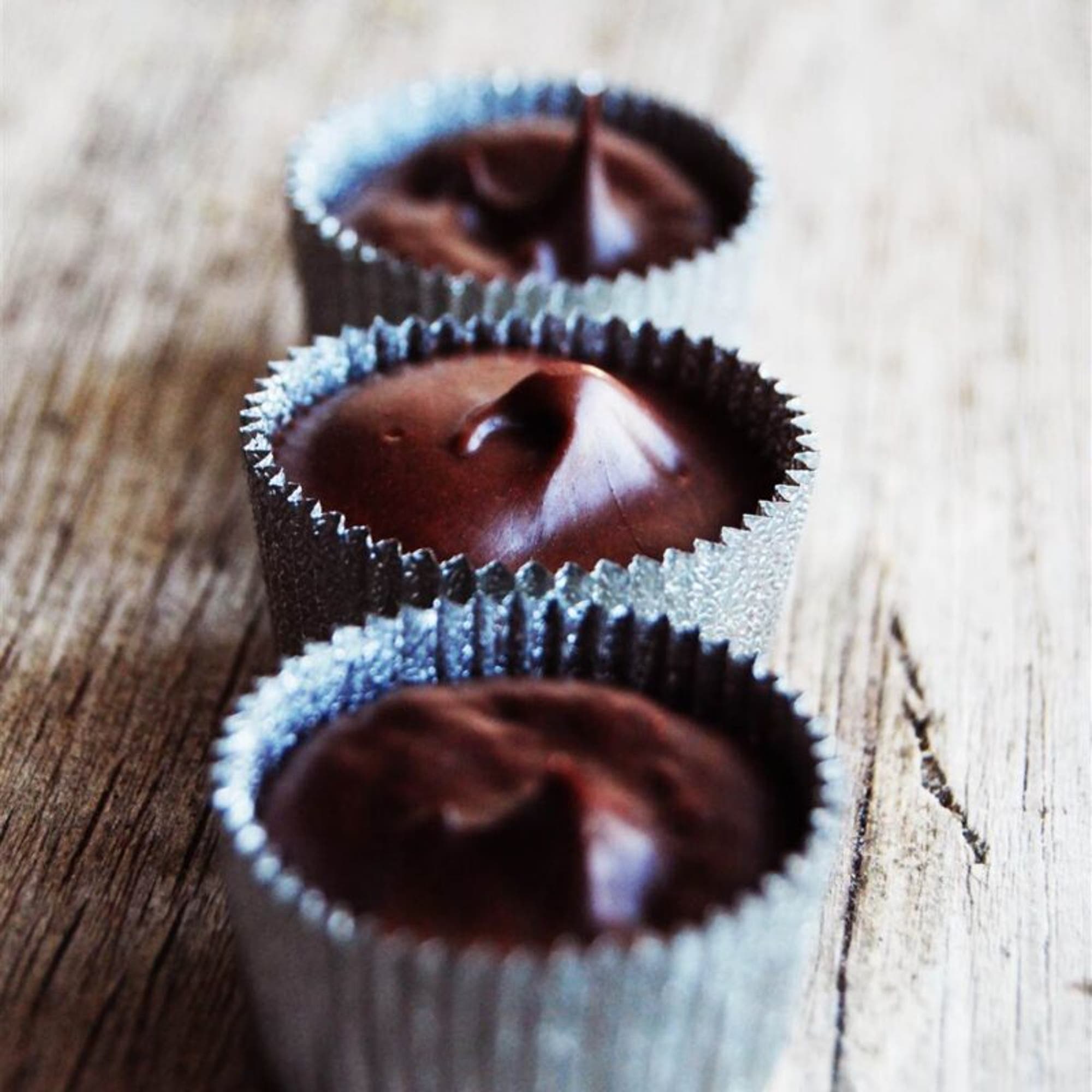 Chokladganache med havssalt