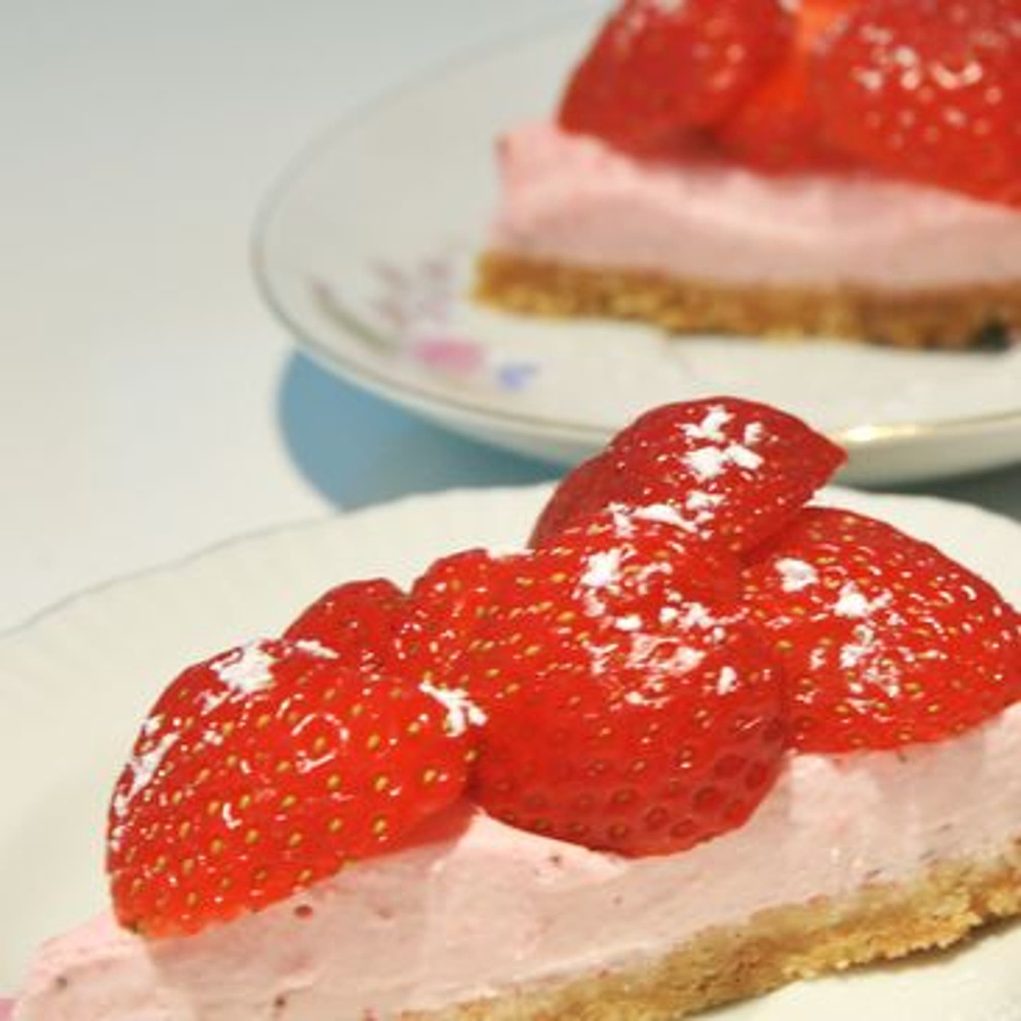 Jordgubbstårta/cheesecake
