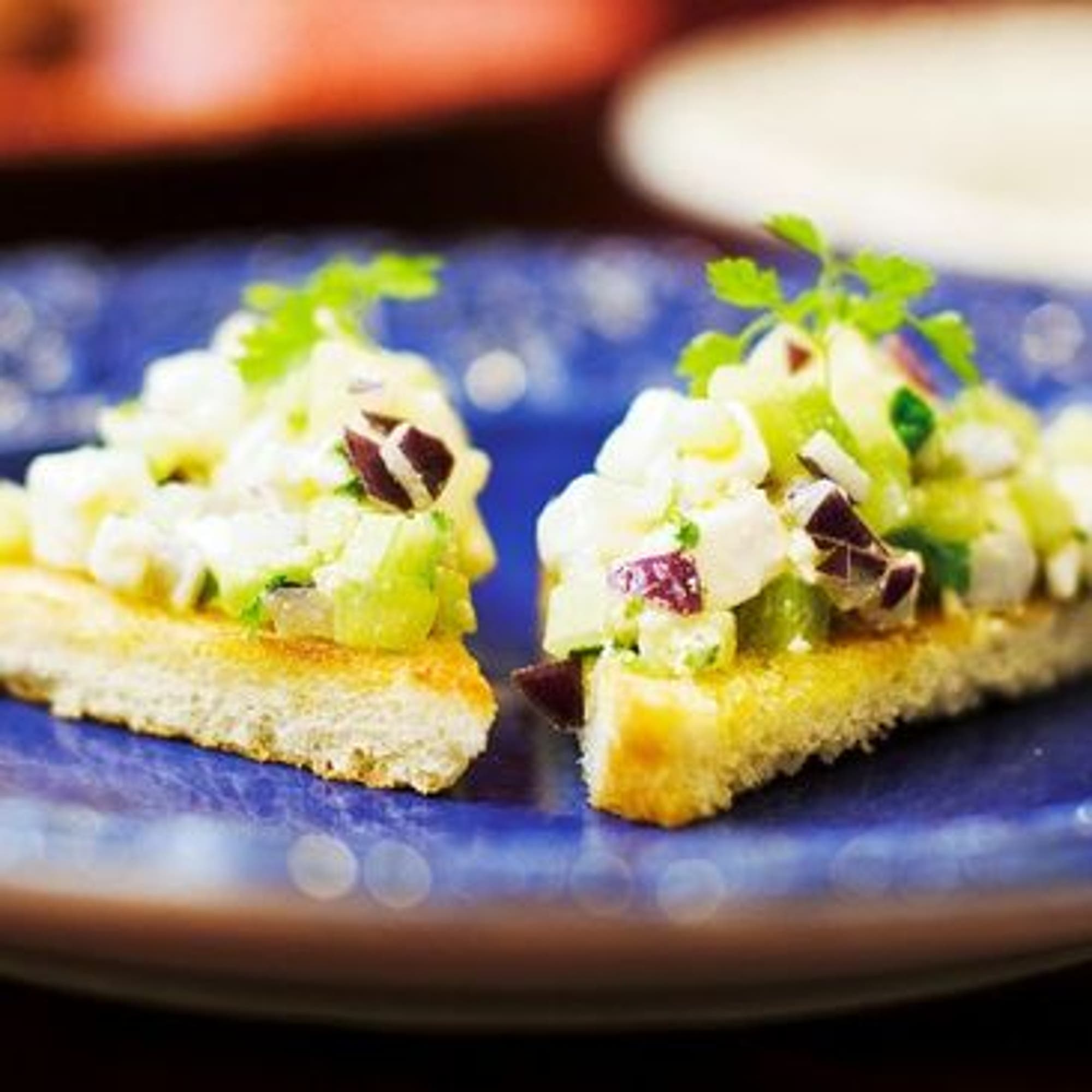 Bruschetta med fetatopping