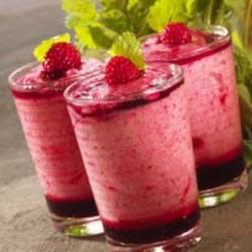 Hallonmousse