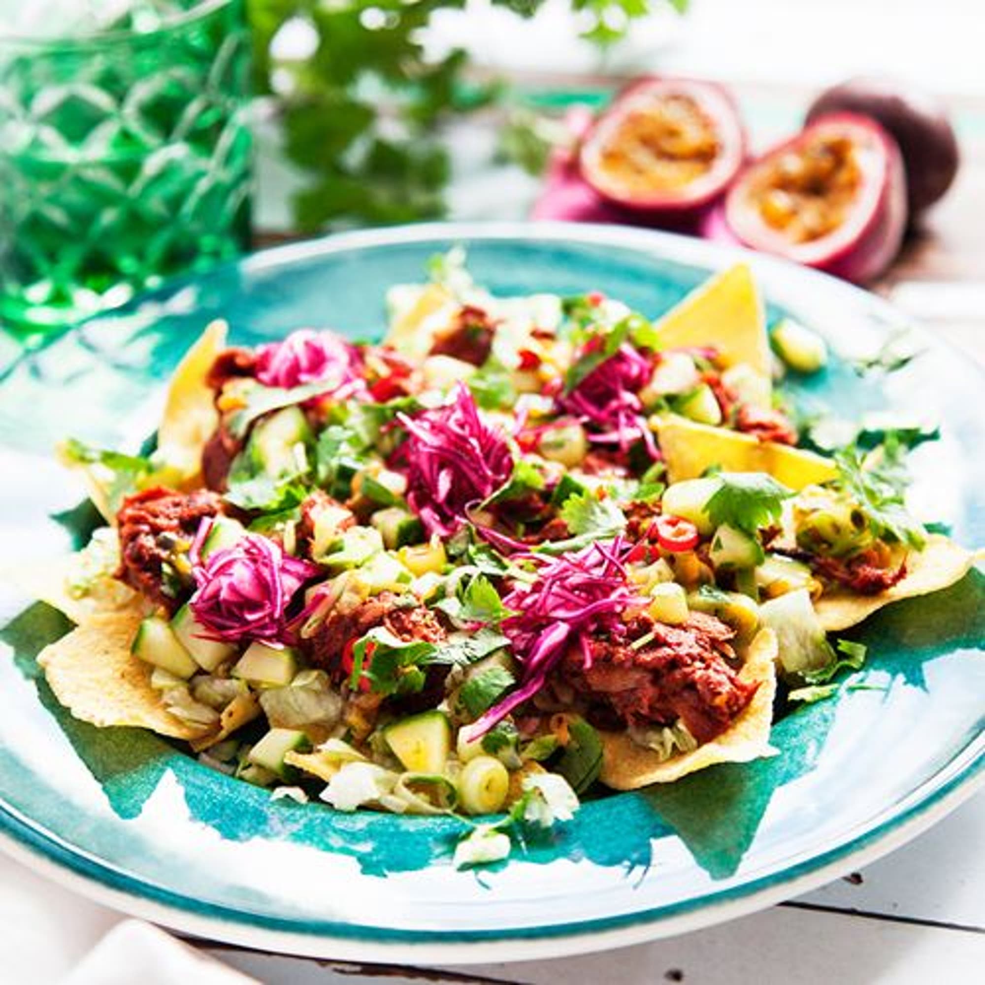 Pulled Oumph Nacho Sallad