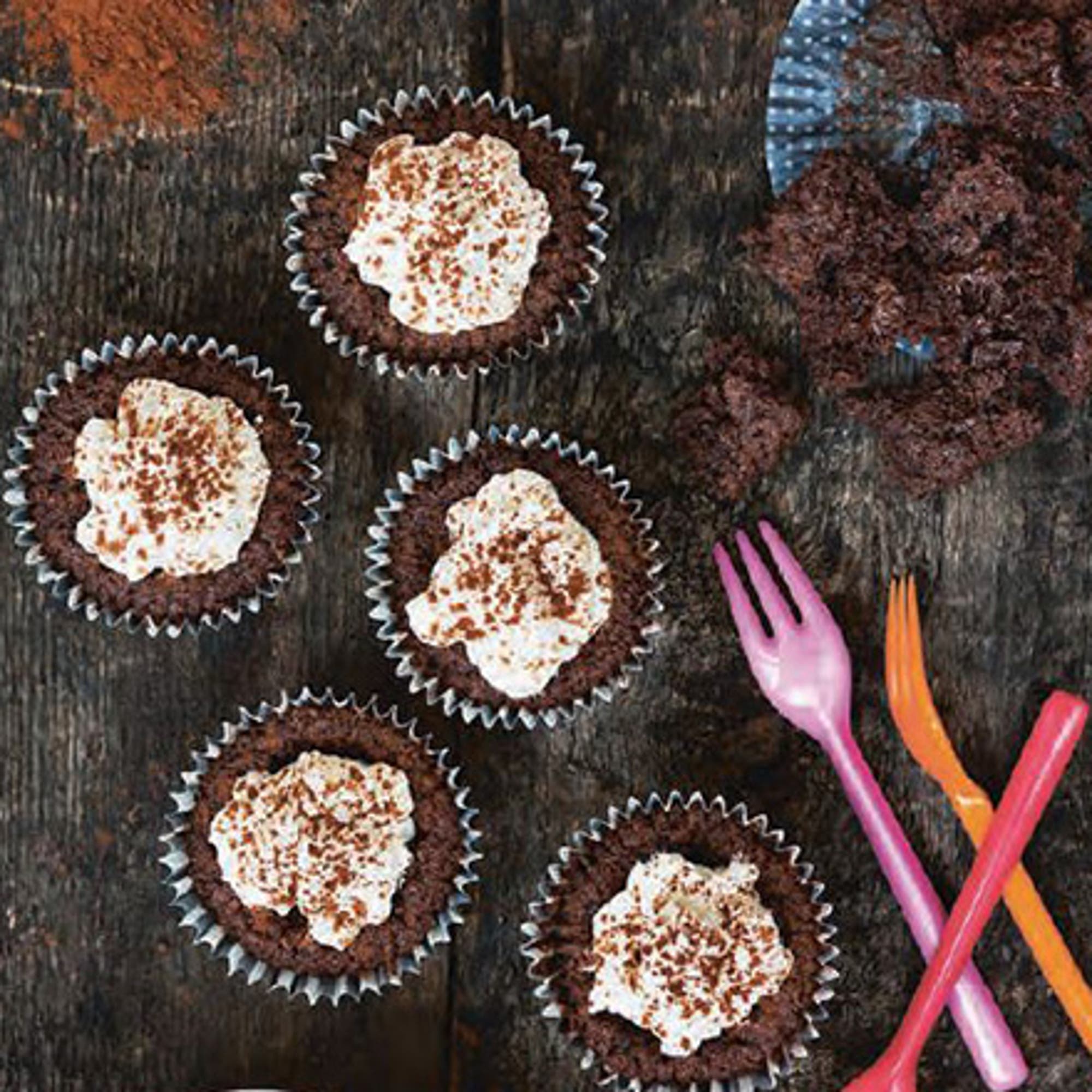 Kladdkakemuffins