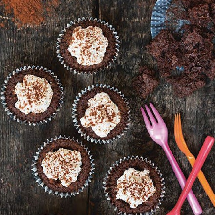 Kladdkakemuffins