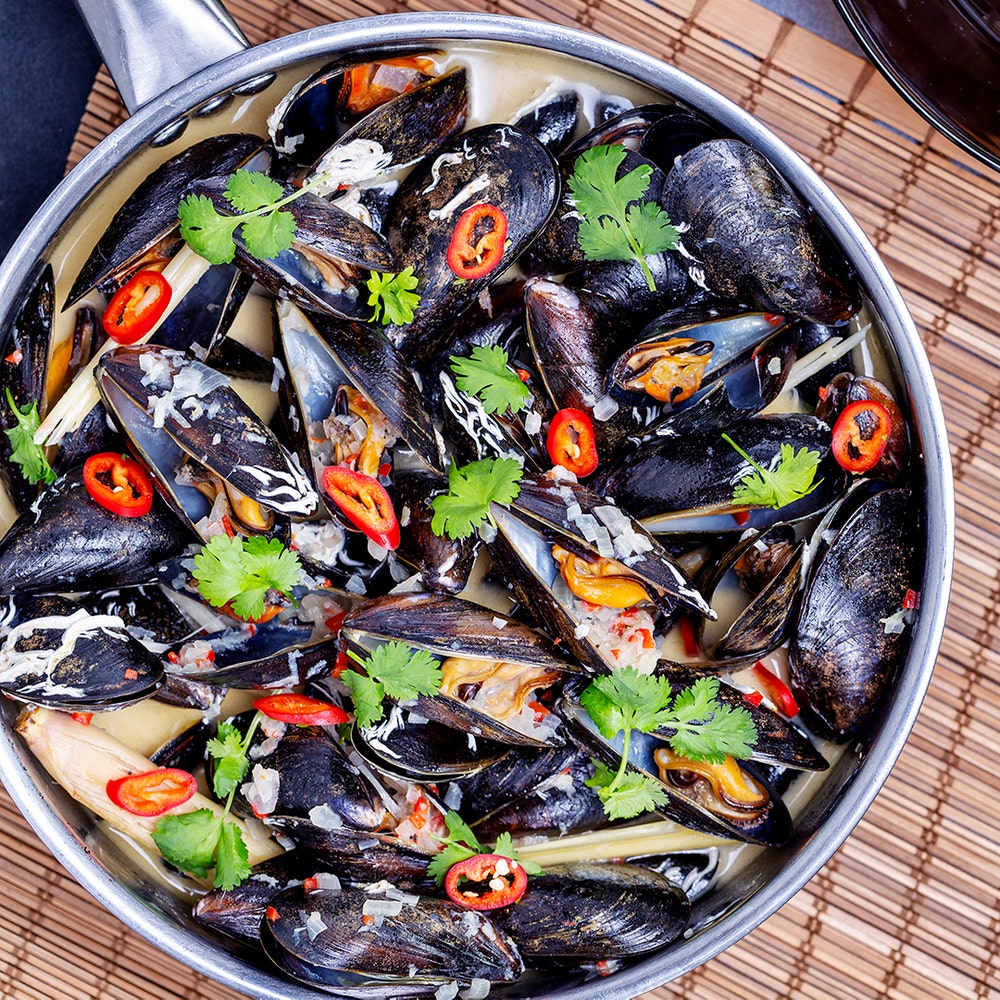 Asiatiska moules marinieres