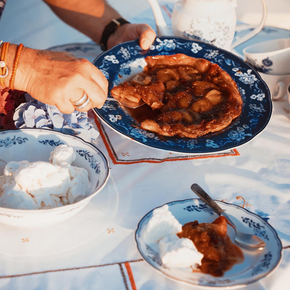 Tarte Tatin med plommon