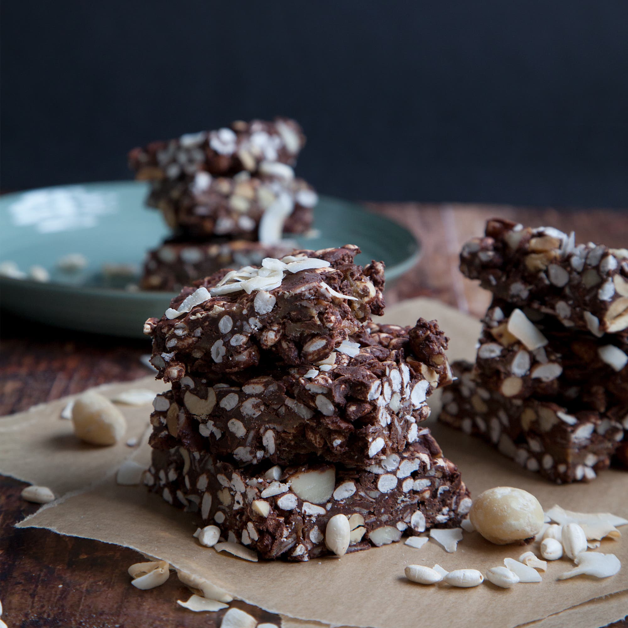 Vegansk rocky road