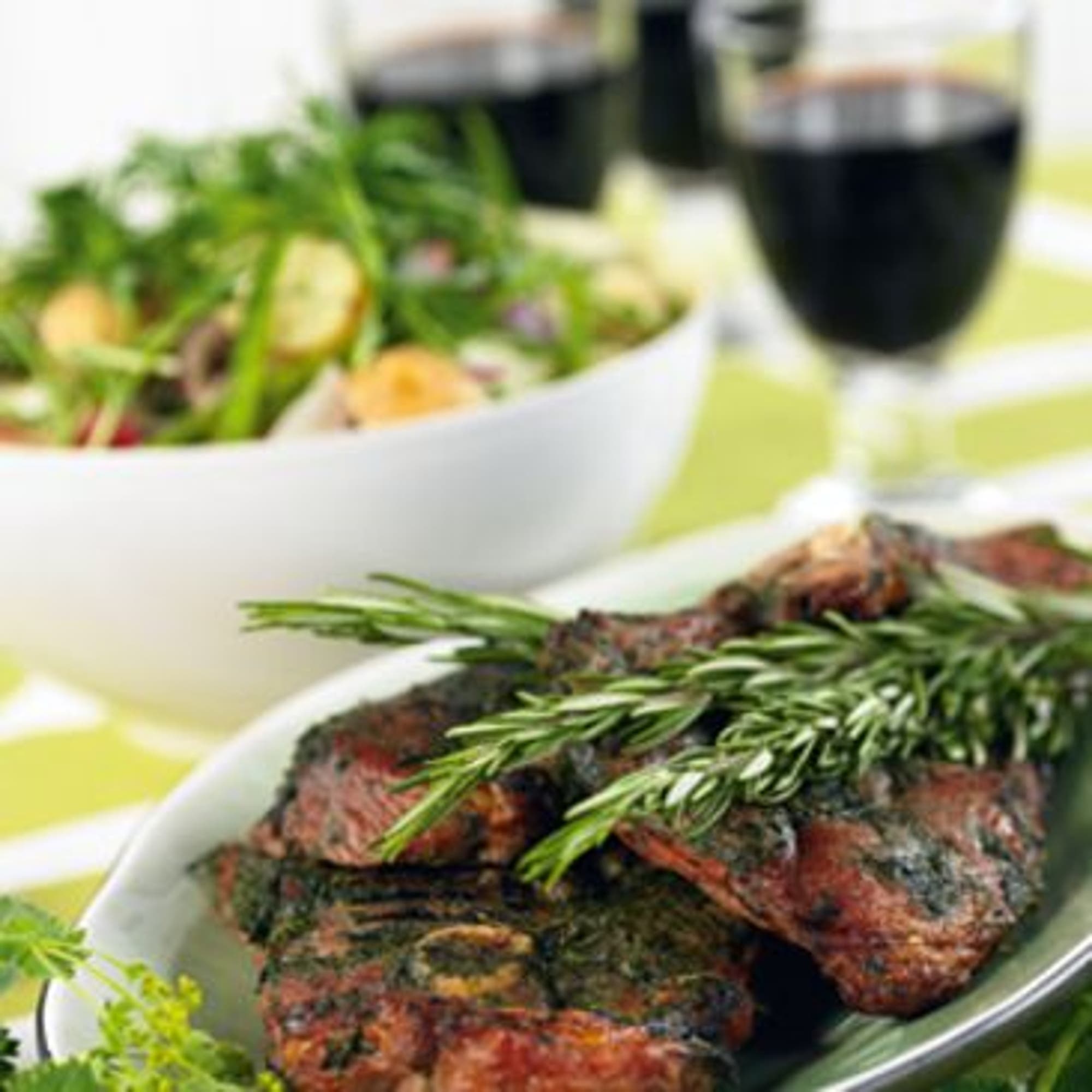 Örtmarinerade lammracks