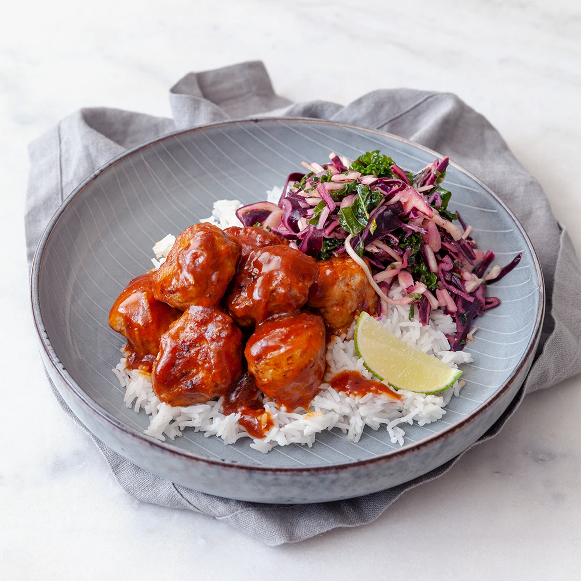Koreanska kycklingköttbullar