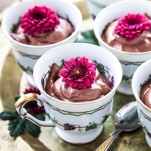 Chokladmousse på mörk choklad