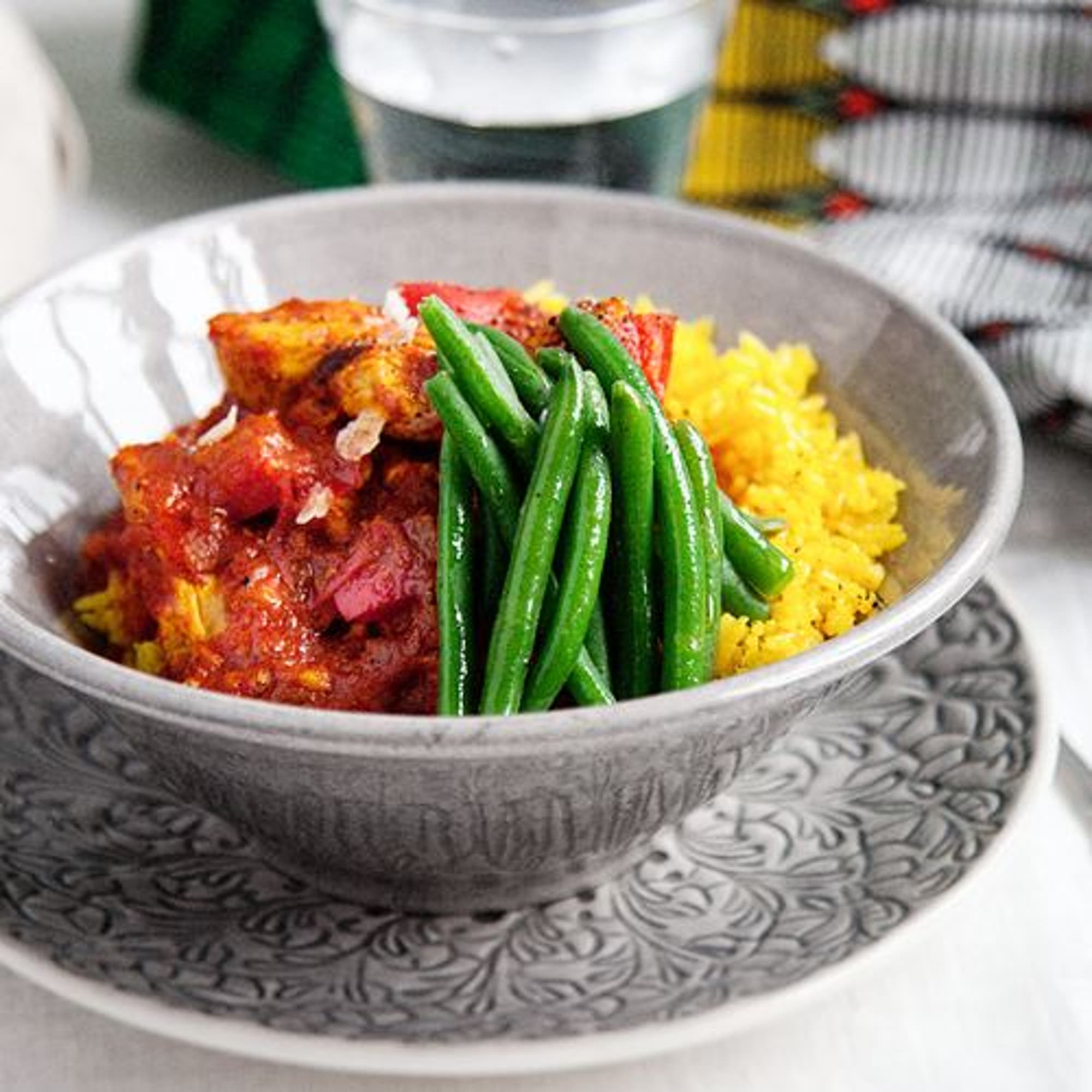 Kycklinggryta med saffran