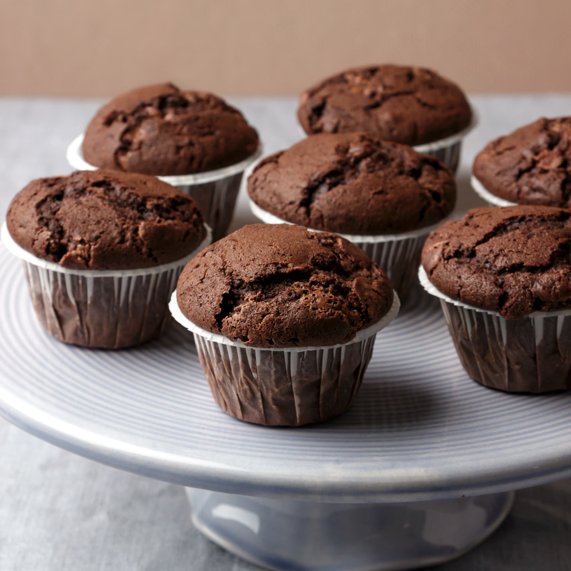 Chokladmuffins med chokladbitar