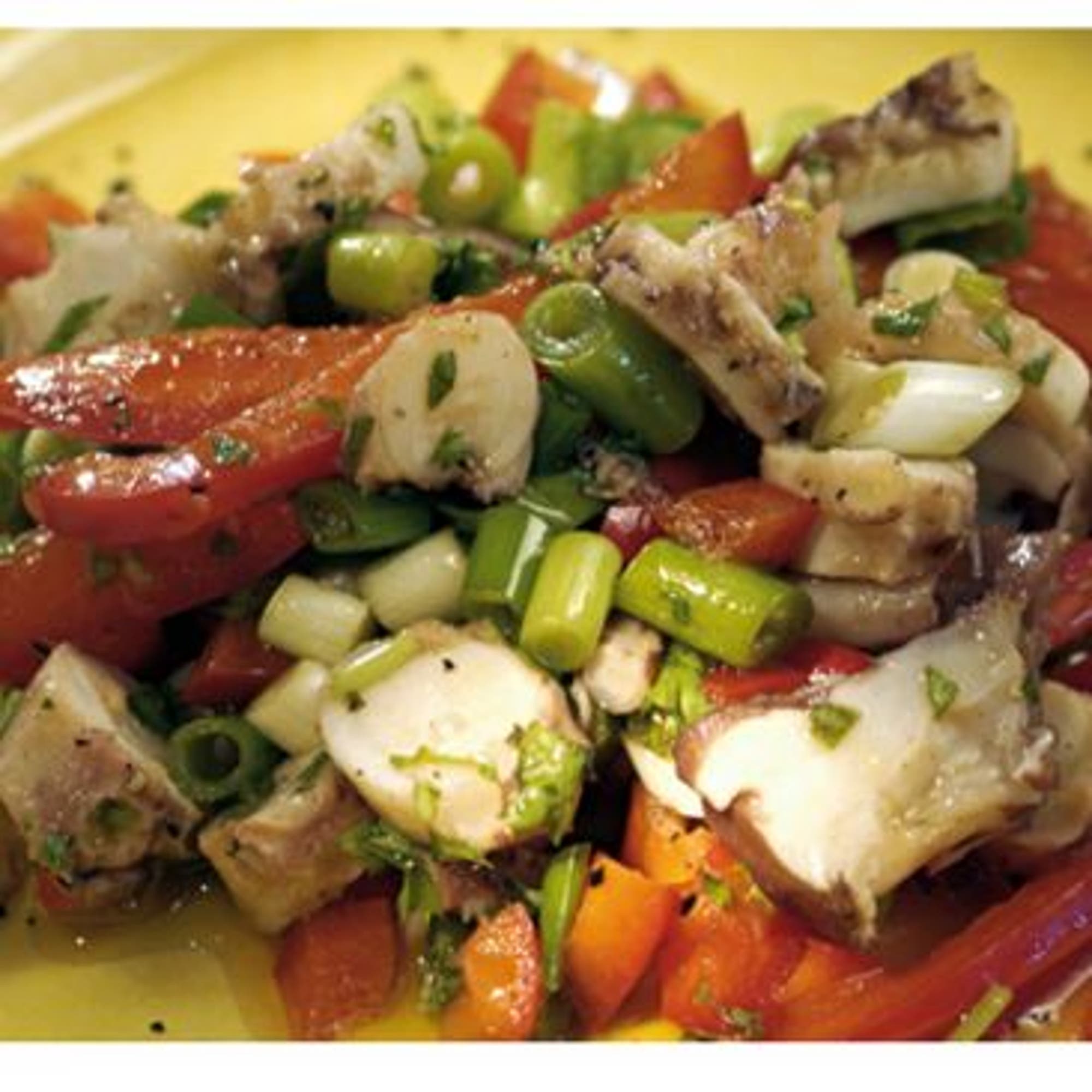 Bläckfisksallad