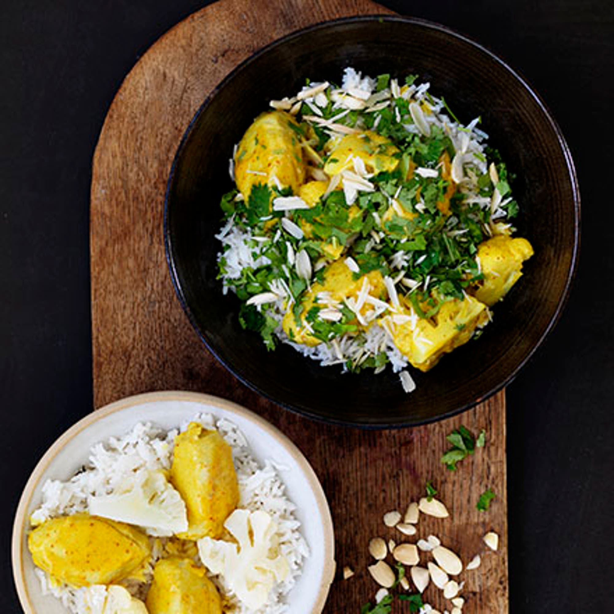 Fiskbullar i currysås