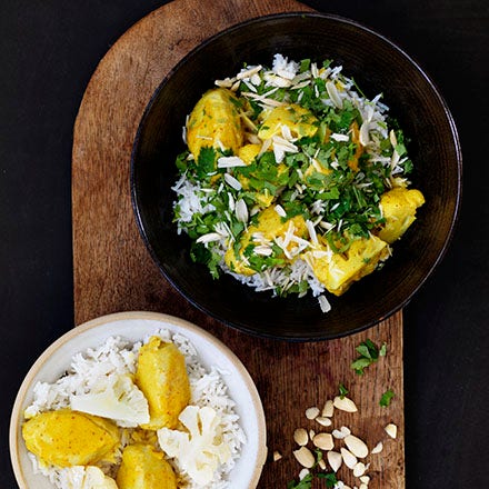Fiskbullar i currysås