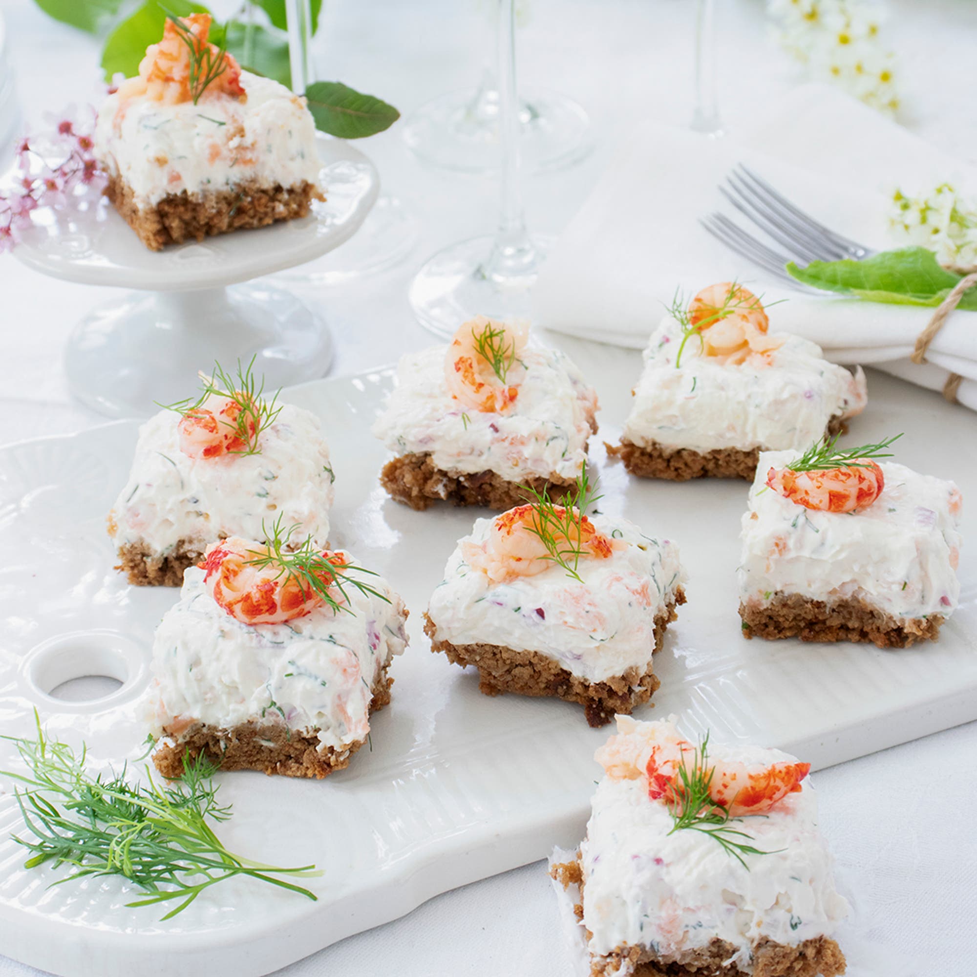 Kräftcheesecake