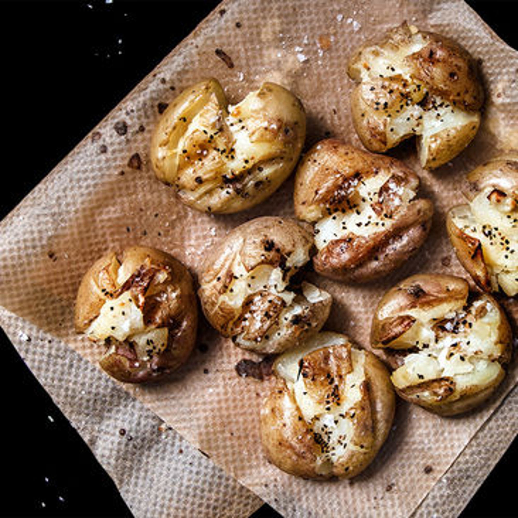 Crashed potatoes