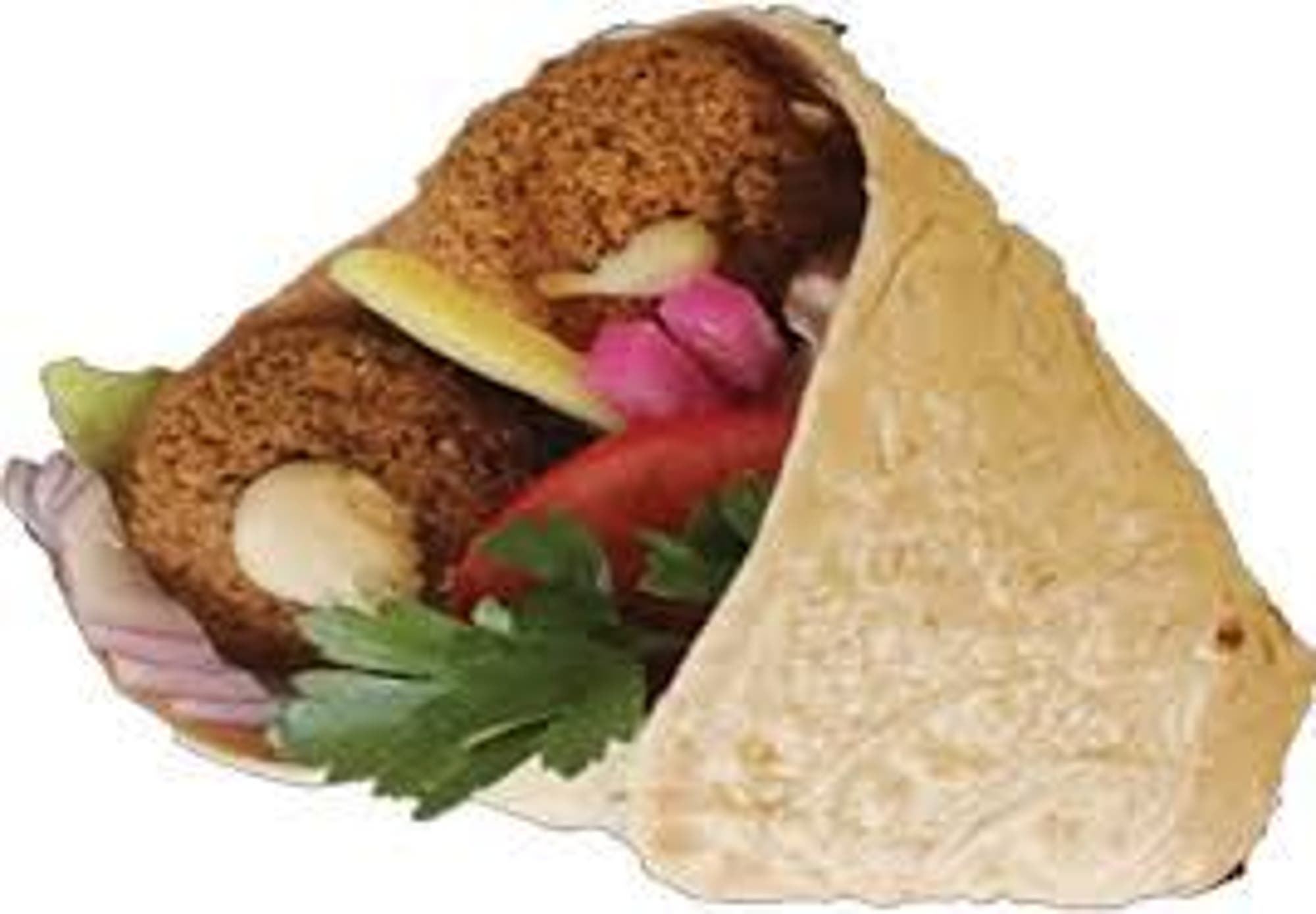 Falafelrulle med potatismos