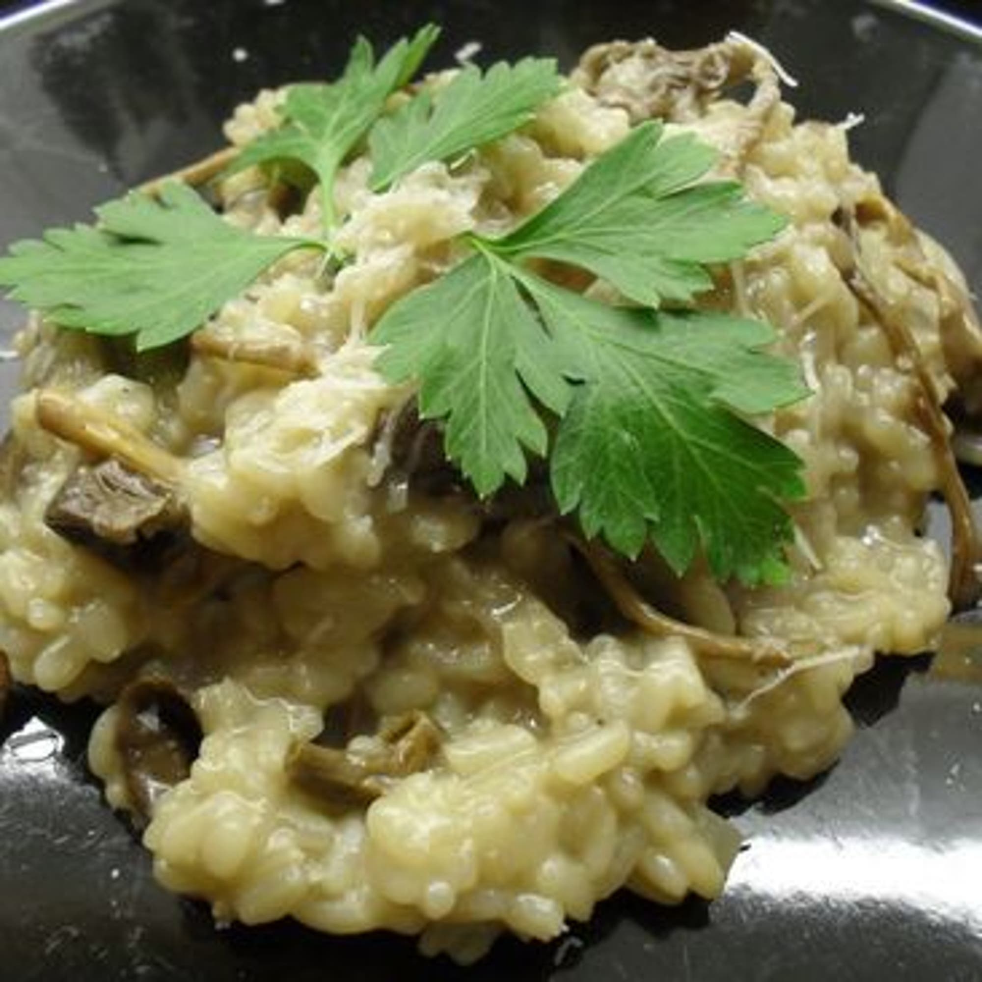 Trattkantarellrisotto