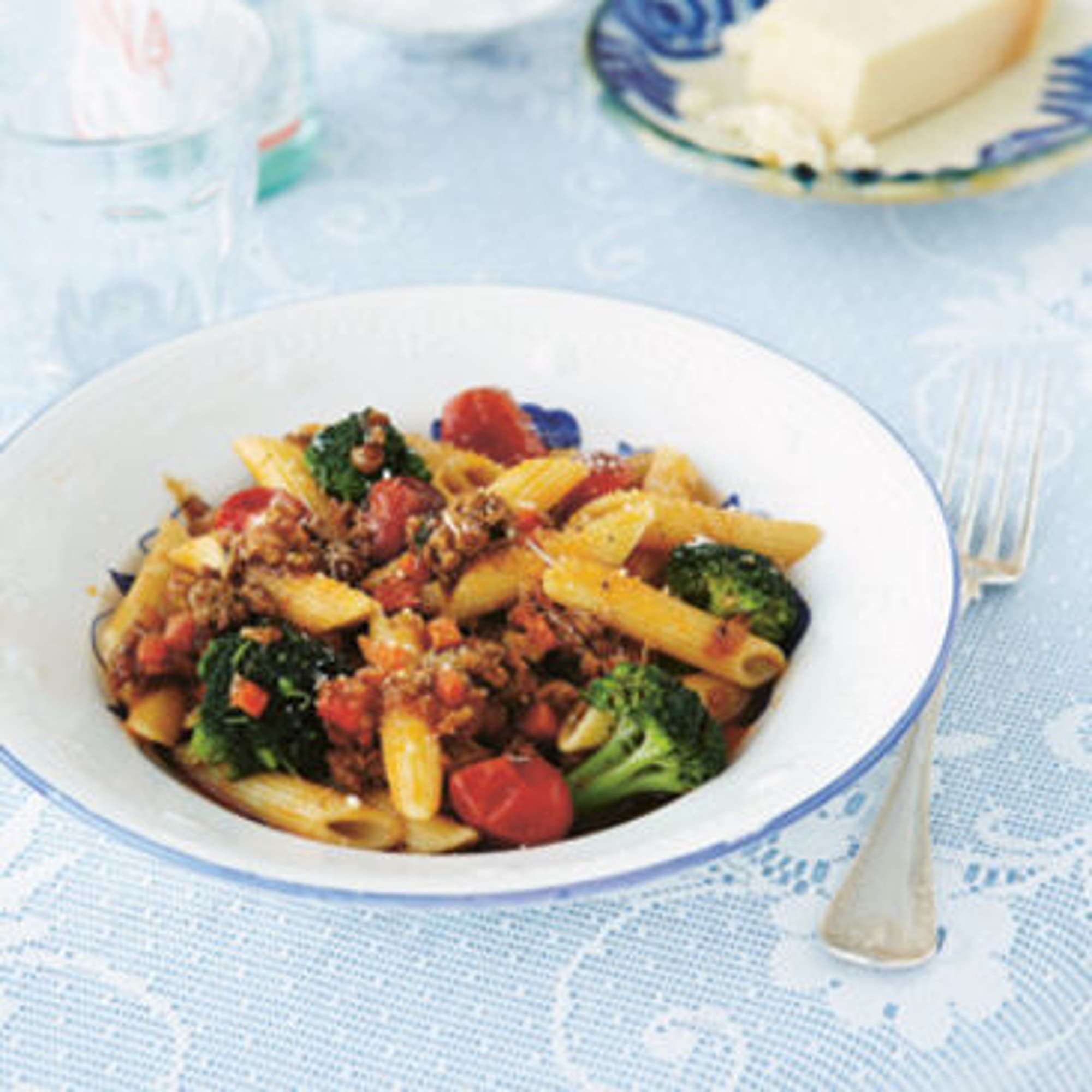 Penne med lammfärsragu